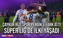 Çaykur Rizespor Pendik'e Fark Attı, Süper Lig'de İlki Yaşadı