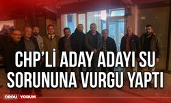 CHP’li aday adayı su sorununa vurgu yaptı