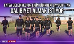 Fatsa Belediyespor Ligin Dibindeki Bayburt'tan Galibiyet Almak İstiyor