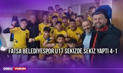 Fatsa Belediyespor U17 Sekizde Sekiz Yaptı 4-1