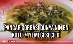 Pancar çorbası Dünya’nın en kötü 7. Yemeği seçildi 