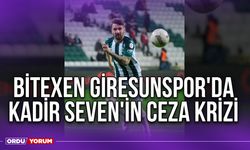 Bitexen Giresunspor'da Kadir Seven'in Ceza Krizi