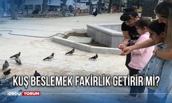 Kuş beslemek fakirlik getirir mi?