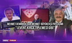 Mehmet Demirkol'dan Mehmet Büyükekşi Paylaşımı ''Levent Kırca Tiplemesi Gibi''