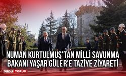 Numan Kurtulmuş'tan Milli Savunma Bakanı Yaşar Güler'e Taziye Ziyareti