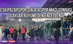 Eskipazarspor - Galataspor Maçı Sonrası Olaylar Büyümeden Engellendi