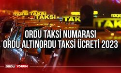 Ordu Taksi Numarası - Ordu Altınordu taksi ücreti 2023 - Ordu en yakın taksi durağı