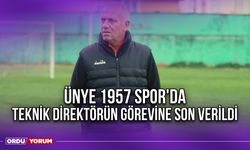 Ünye 1957 Spor'da Teknik Direktörün Görevine Son Verildi