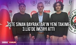 İşte Sinan Bayraktar'ın Yeni Takımı, 3.Lig'de İmzayı Attı