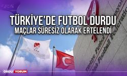 Türkiye'de Futbol Durdu, Maçlar Süresiz Olarak Ertelendi