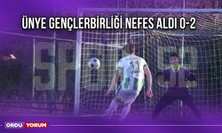 Ünye Gençlerbirliği Nefes Aldı 0-2