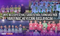 Ünye Belediyesi Halı Saha Futbol Turnuvası’nda Yarı Final Heyecanı Başlayacak