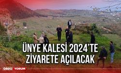 Ünye Kalesi 2024’te Ziyarete Açılacak