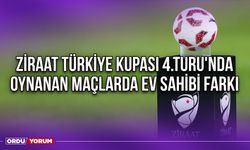 Ziraat Türkiye Kupası 4.Turu'nda Oynanan Maçlarda Ev Sahibi Farkı