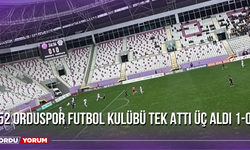 52 Orduspor Futbol Kulübü Tek Attı Üç Aldı 1-0