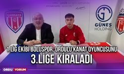 1.Lig Ekibi Boluspor, Ordulu Kanat Oyuncusunu 3.Lige Kiraladı