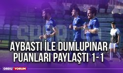 Aybastı ile Dumlupınar Puanları Paylaştı 1-1