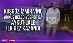 Kuşgöz İzmir Vinç Akkuş Belediyespor'da Aykut Lale İlk Kez Kazandı
