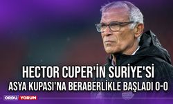 Hector Cuper'in Suriye'si Asya Kupası'na Beraberlikle Başladı 0-0