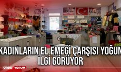 Kadınların El Emeği Çarşısı Yoğun İlgi Görüyor