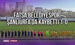 Fatsa Belediyespor, Şanlıurfa’da Kaybetti 1-0