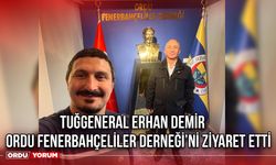 Tuğgeneral Erhan Demir Ordu Fenerbahçeliler Derneği’ni Ziyaret Etti