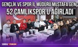 Gençlik ve Spor İl Müdürü Mustafa Genç, 52 Çamlıkspor'u Ağırladı