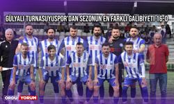 Gülyalı Turnasuyuspor'dan Sezonun En Farklı Galibiyeti 16-0