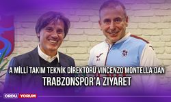 A Milli Takım Teknik Direktörü Vincenzo Montella'dan Trabzonspor'a Ziyaret