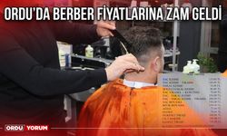 Ordu’da Berber Fiyatlarına Zam Geldi