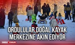 Ordulular Doğal Kayak Merkezine Akın Ediyor