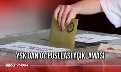 YSK'dan oy pusulası açıklaması