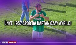 Ünye 1957 Spor'da Kaptan Özay Ayrıldı