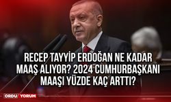 Recep Tayyip Erdoğan ne kadar maaş alıyor? 2024 Cumhurbaşkanı maaşı yüzde kaç arttı?