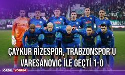 Çaykur Rizespor, Trabzonspor'u Varesanovic İle Geçti 1-0