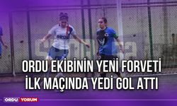 Ordu Ekibinin Yeni Forveti İlk Maçında Yedi Gol Attı