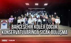 Bahçeşehir Koleji Çocuk Konservatuvarında sıcak buluşma