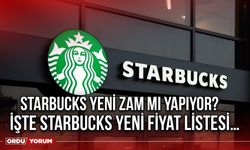 Starbucks Yeni Zam Mı Yapıyor? İşte Starbucks Yeni Fiyat Listesi…
