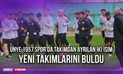 Ünye 1957 Spor'da Takımdan Ayrılan İki İsim Yeni Takımlarını Buldu