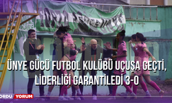 Ünye Gücü Futbol Kulübü Uçuşa Geçti, Liderliği Garantiledi 3-0
