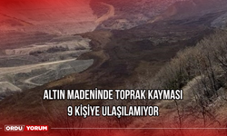 Altın madeninde toprak kayması: 9 kişiye ulaşılamıyor