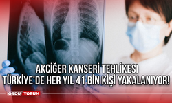 Akciğer Kanseri Tehlikesi: Türkiye'de Her Yıl 41 Bin Kişi Yakalanıyor!