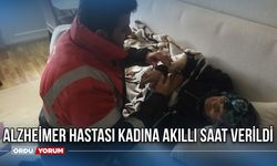 Alzheimer hastası kadına akıllı saat verildi