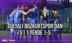 Gülyalı Bozkurtspor'dan 5'i 1 Yerde 1-5