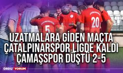 Uzatmalara Giden Maçta Çatalpınarspor Ligde Kaldı, Çamaşspor Düştü 2-5