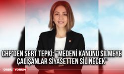 CHP'den Sert Tepki: “Medeni Kanunu Silmeye Çalışanlar Siyasetten Silinecek”