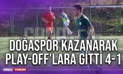 Doğaspor Kazanarak Play-Off'lara Gitti 4-1