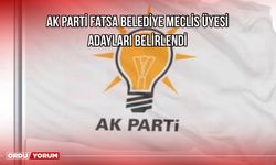 AK Parti Fatsa Belediye Meclis Üyesi Adayları Belli Oldu!