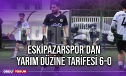 Eskipazarspor'dan Yarım Düzine Tarifesi 6-0