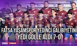 Fatsa Yaşamspor Yedinci Galibiyetini Yedi Golle Aldı 7-0